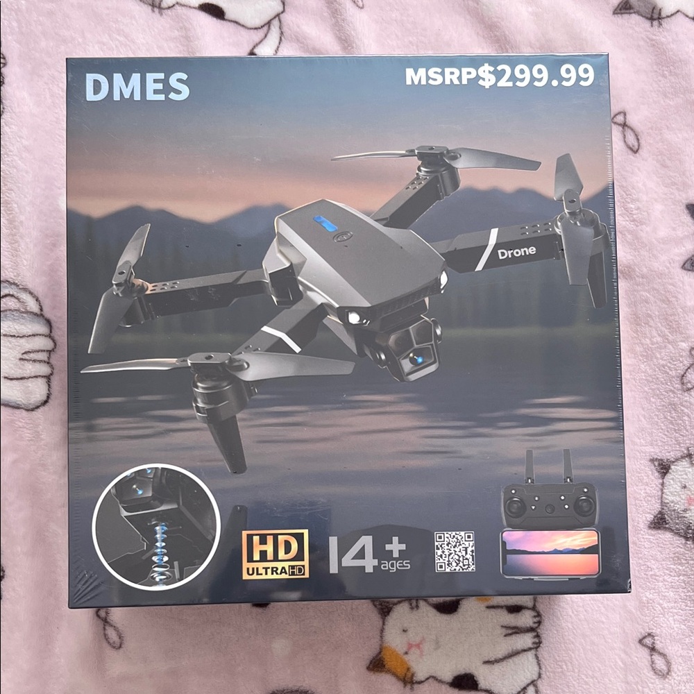 DMES Black Drone with HD Camera